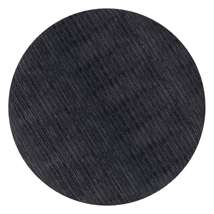 Willo Round Ottoman Black