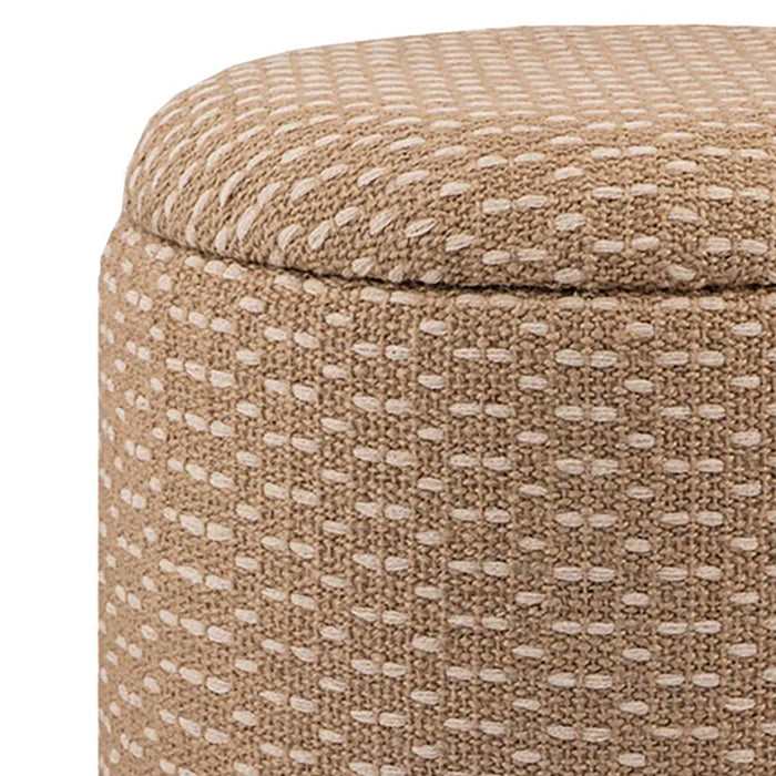 Fenna Storage Ottoman Camel