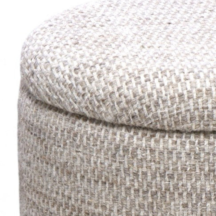 Dalia Storage Ottoman Beige