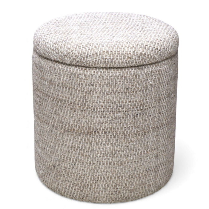 Dalia Storage Ottoman Beige