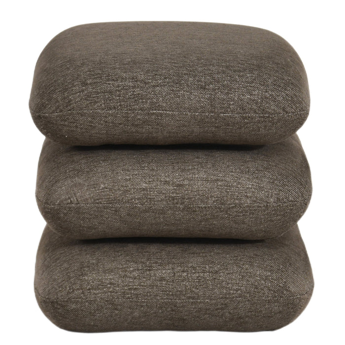 Rylee Square Ottoman Brown