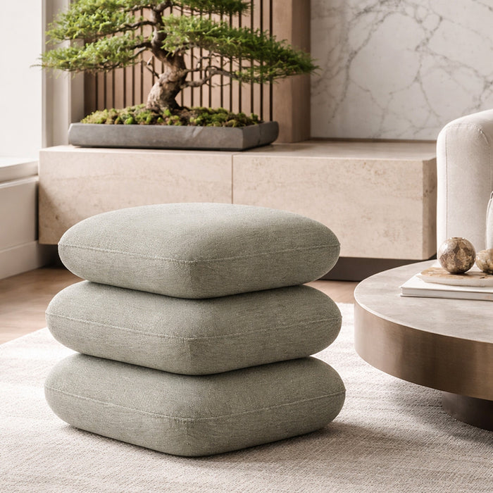 Rylee Square Ottoman Sage