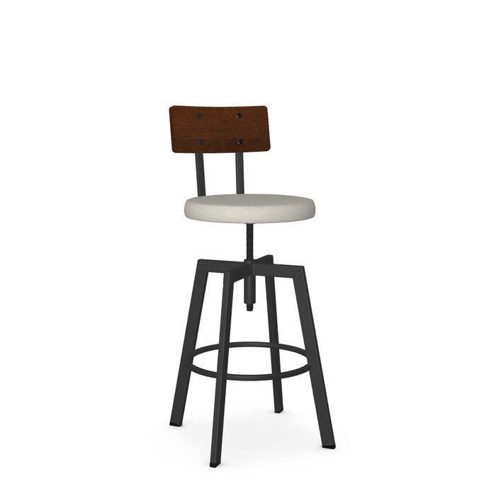 Architect Screw Stool-Upholstered