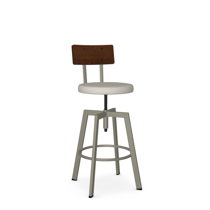 Architect Screw Stool-Upholstered