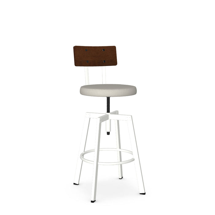 Architect Screw Stool-Upholstered
