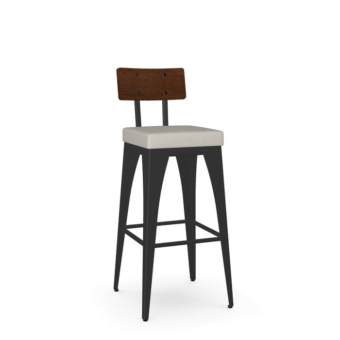 Upright Non-Swivel Bar Stool