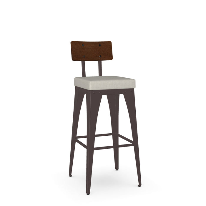 Upright Non-Swivel Bar Stool