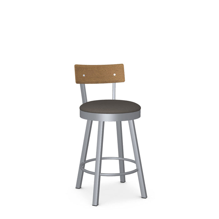 Lauren Swivel Counter Stool-Upholstered