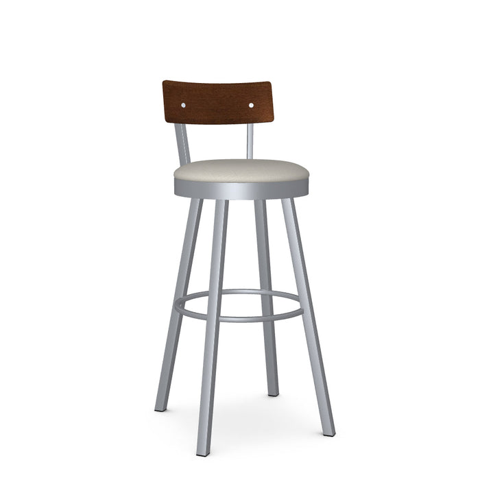 Lauren Swivel Spectator Stool-Upholstered