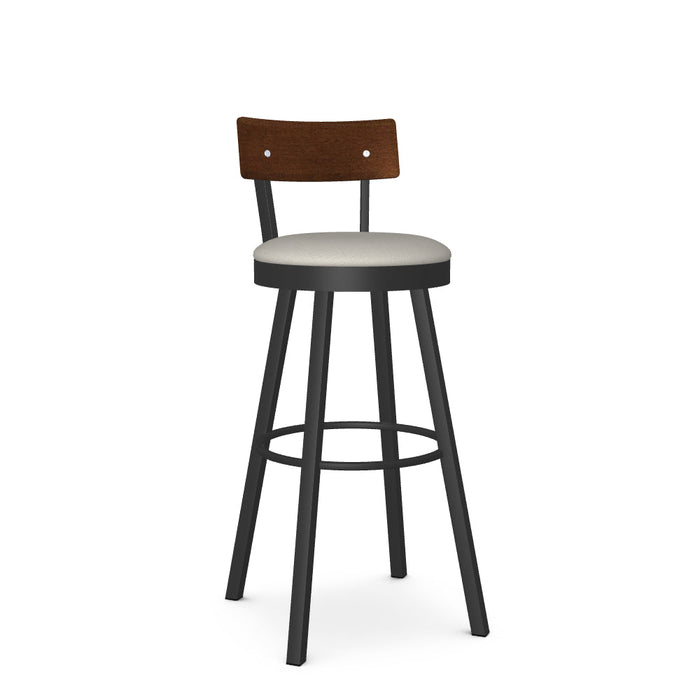 Lauren Swivel Spectator Stool-Upholstered