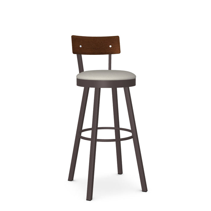 Lauren Swivel Spectator Stool-Upholstered