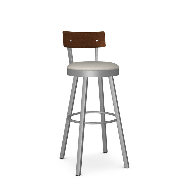 Lauren Swivel Spectator Stool-Upholstered