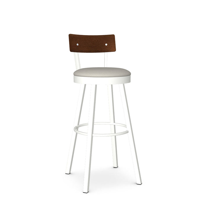 Lauren Swivel Spectator Stool-Upholstered