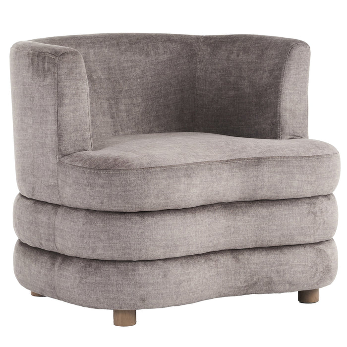 Dorian Accent Chair Dark Taupe