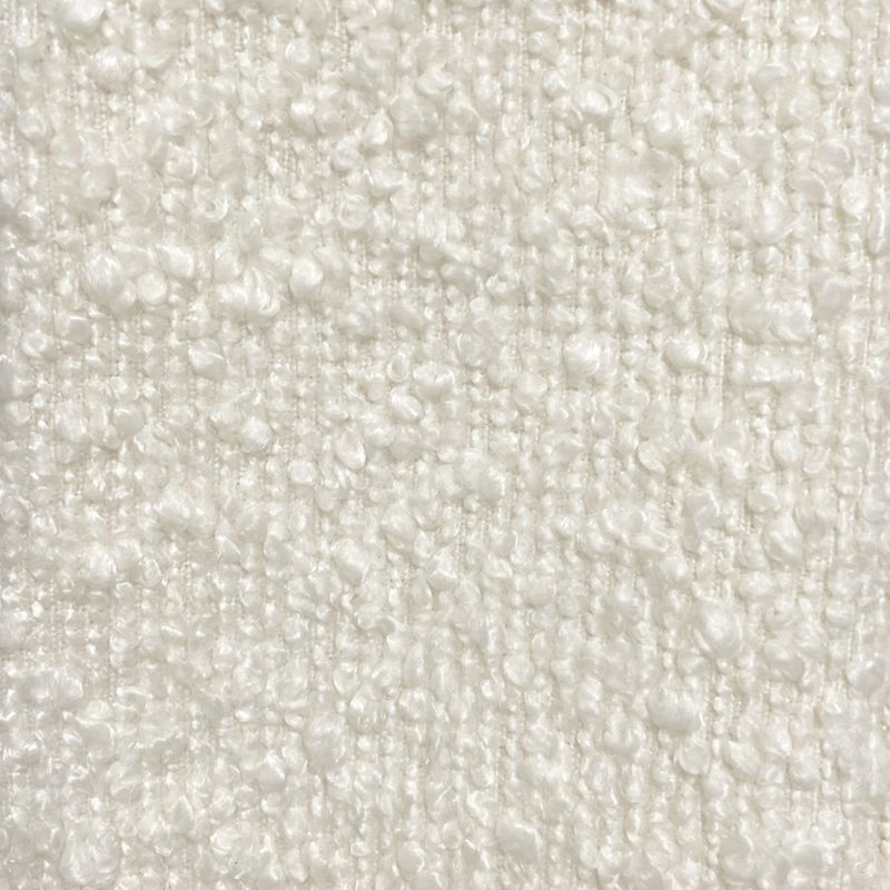Zhuri Accent Chair in Ivory Boucle and Black