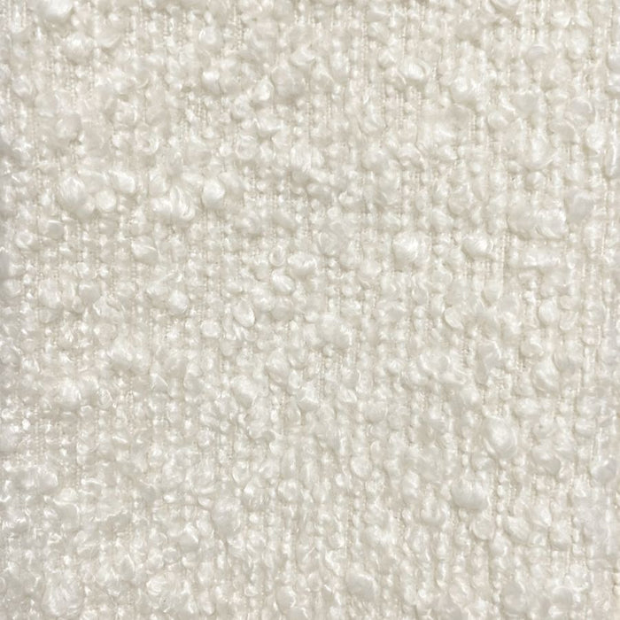 Zhuri Accent Chair in Ivory Boucle and Black