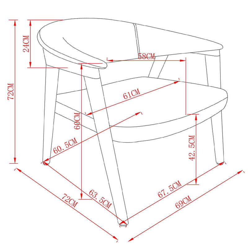 Bexley Accent Chair Mushroom