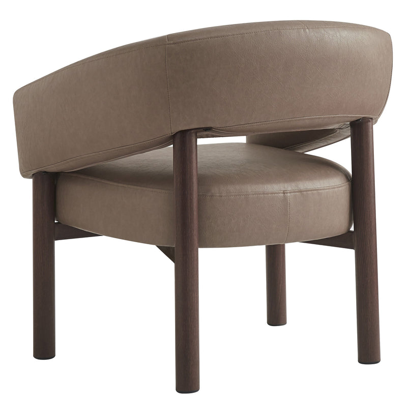 Allegra Accent Chair Dark Taupe