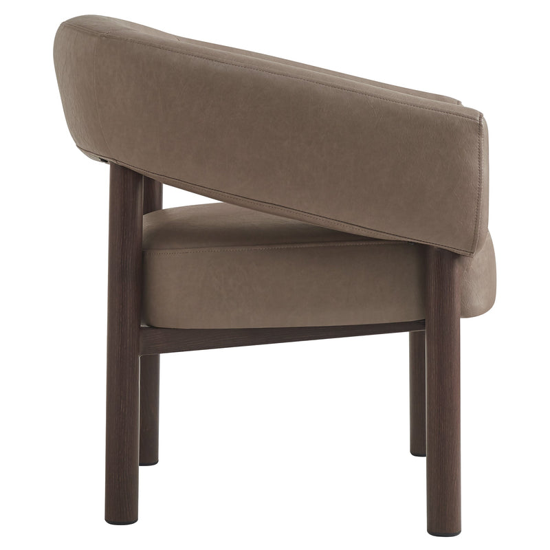 Allegra Accent Chair Dark Taupe
