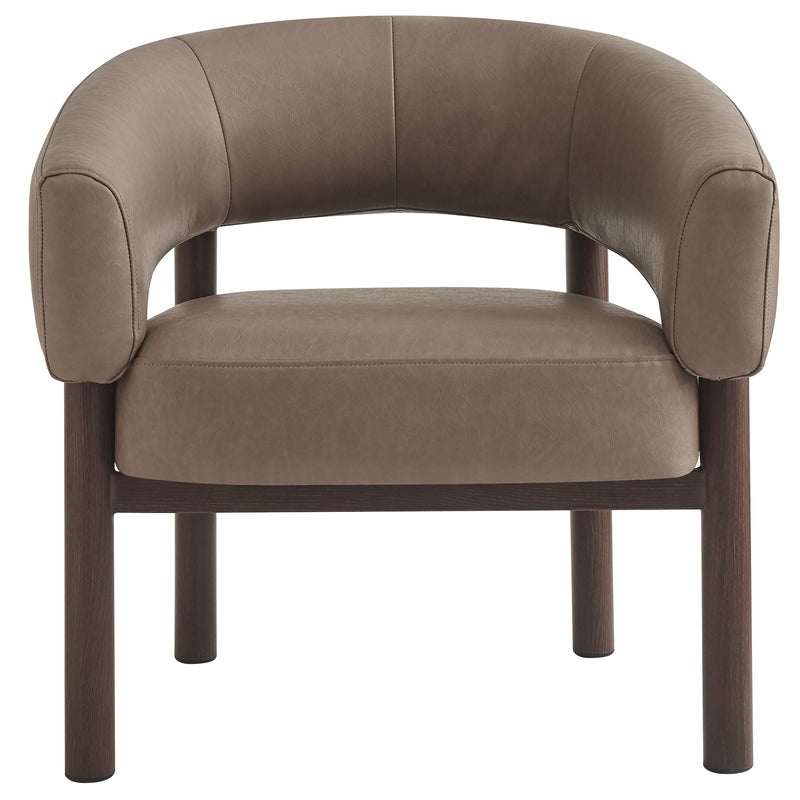 Allegra Accent Chair Dark Taupe