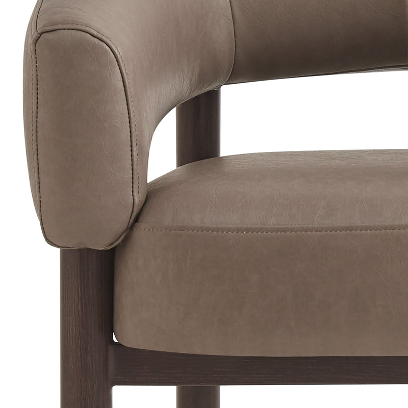 Allegra Accent Chair Dark Taupe