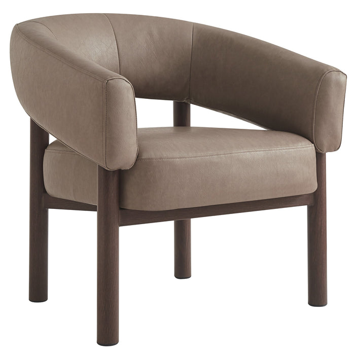 Allegra Accent Chair Dark Taupe