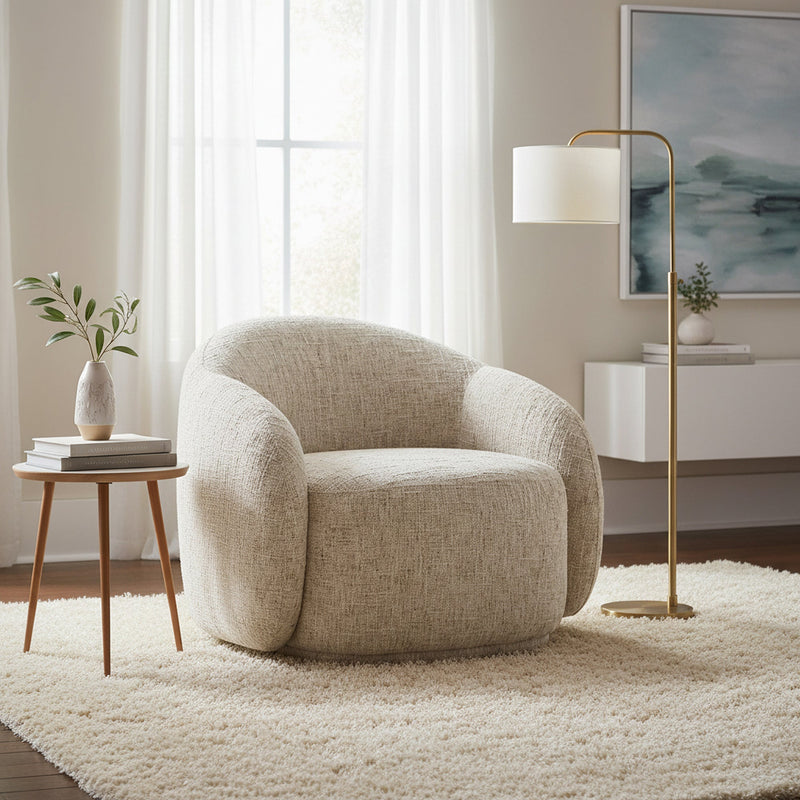Amriel Accent Chair Beige