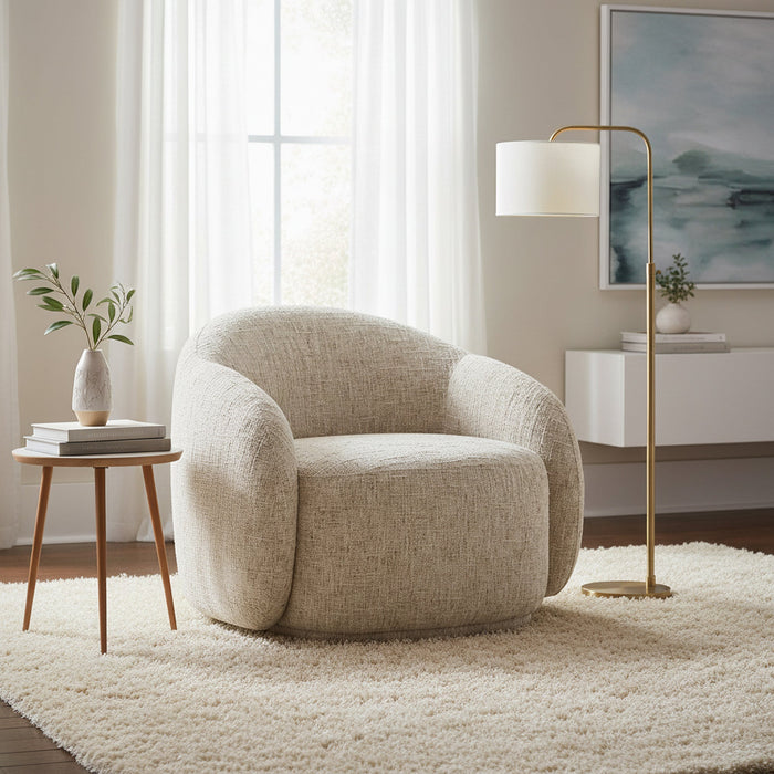 Amriel Accent Chair Beige