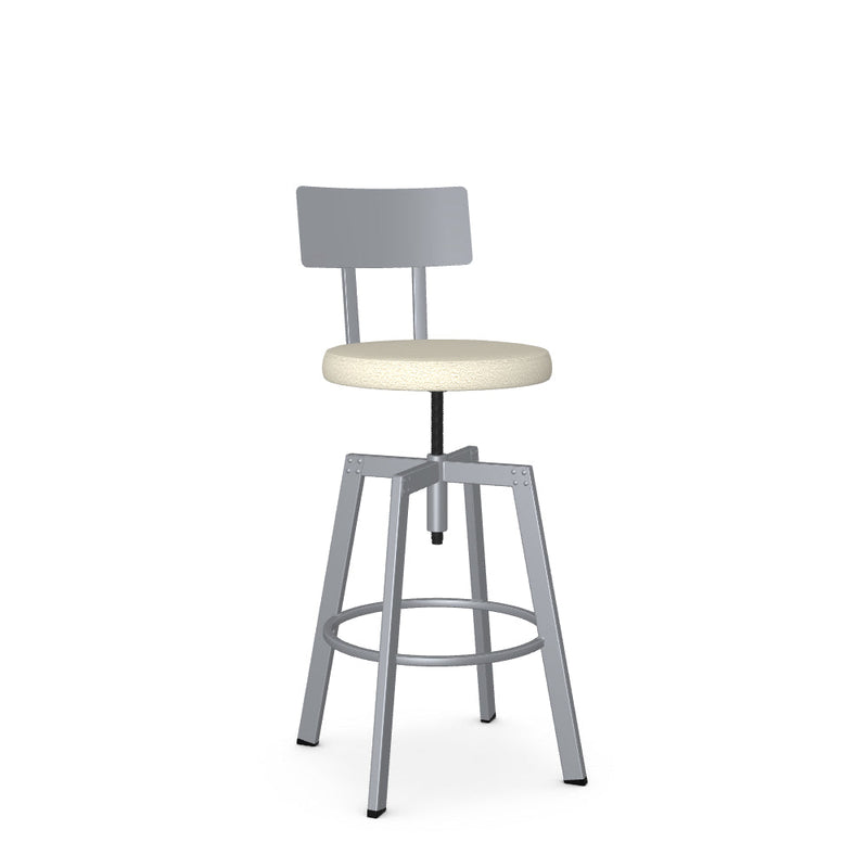 Architect Screw Stool -Upholstered
