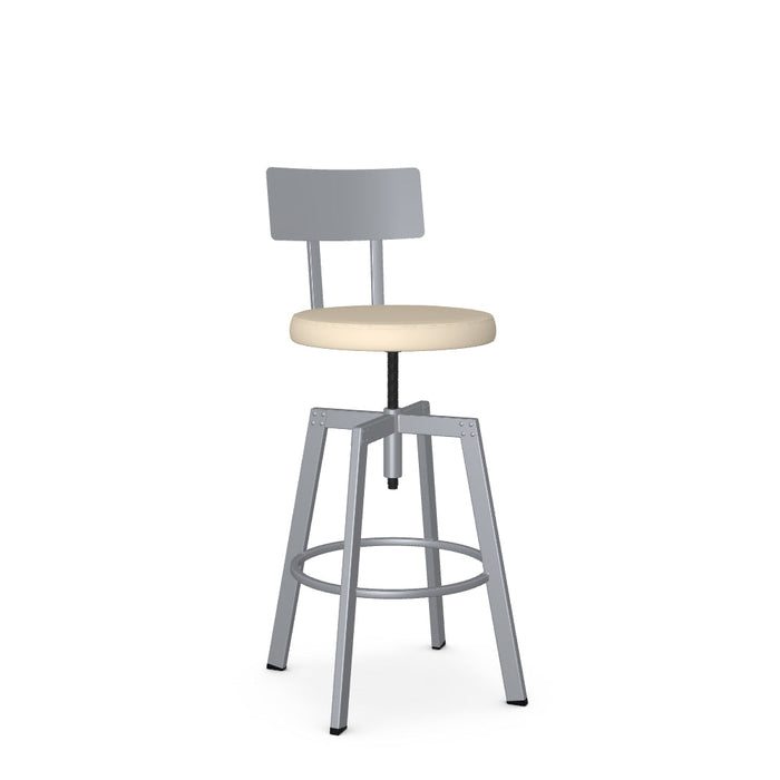 Architect Screw Stool -Upholstered