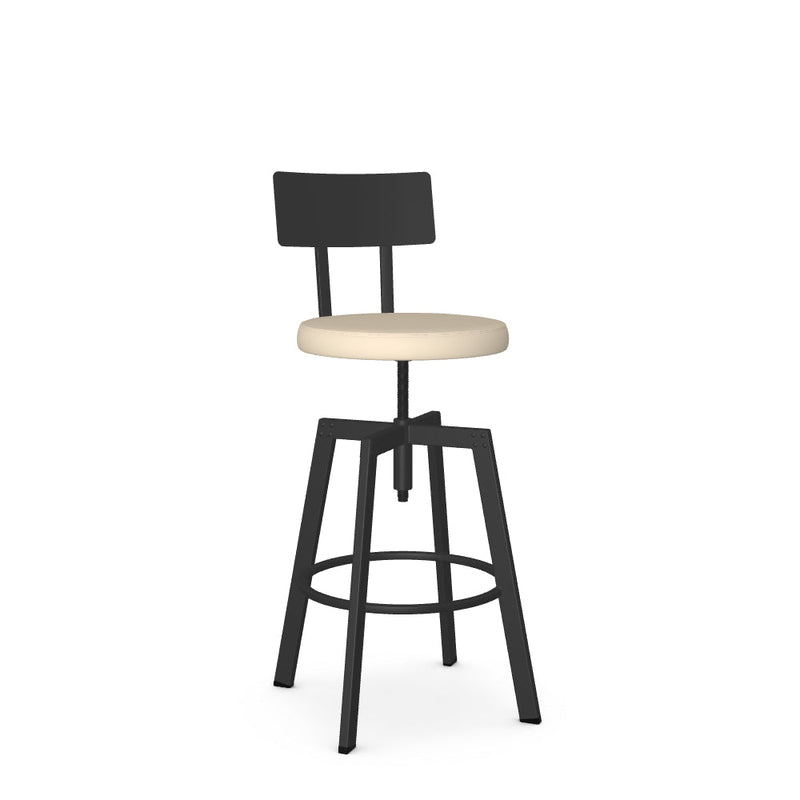 Architect Screw Stool -Upholstered