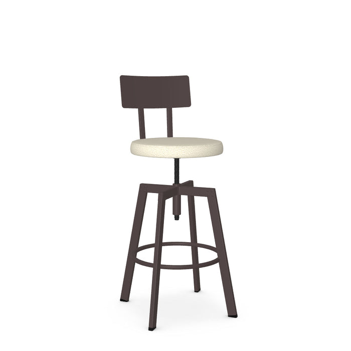 Architect Screw Stool -Upholstered