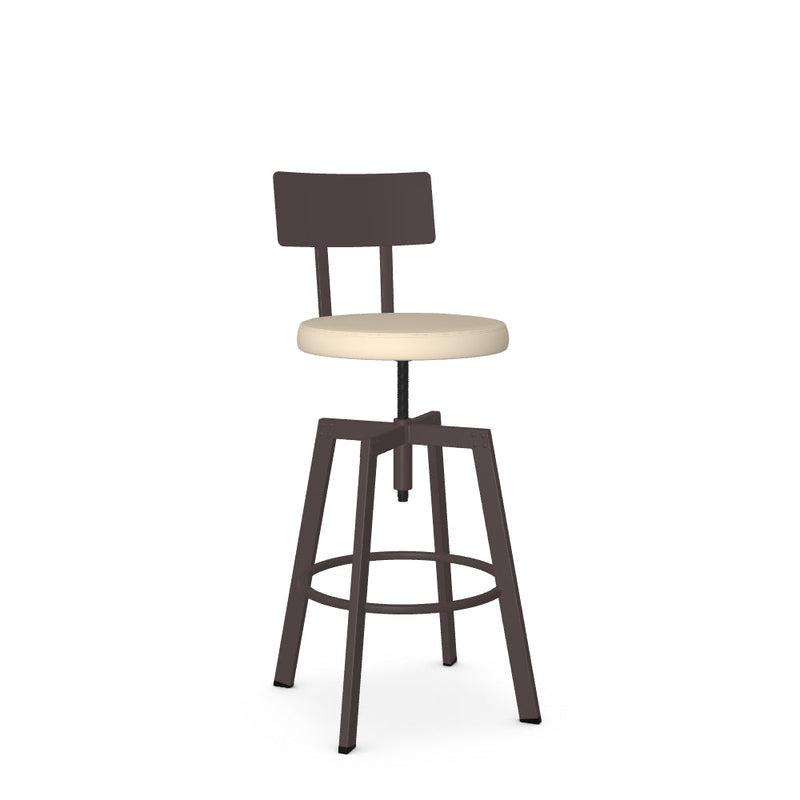 Architect Screw Stool -Upholstered