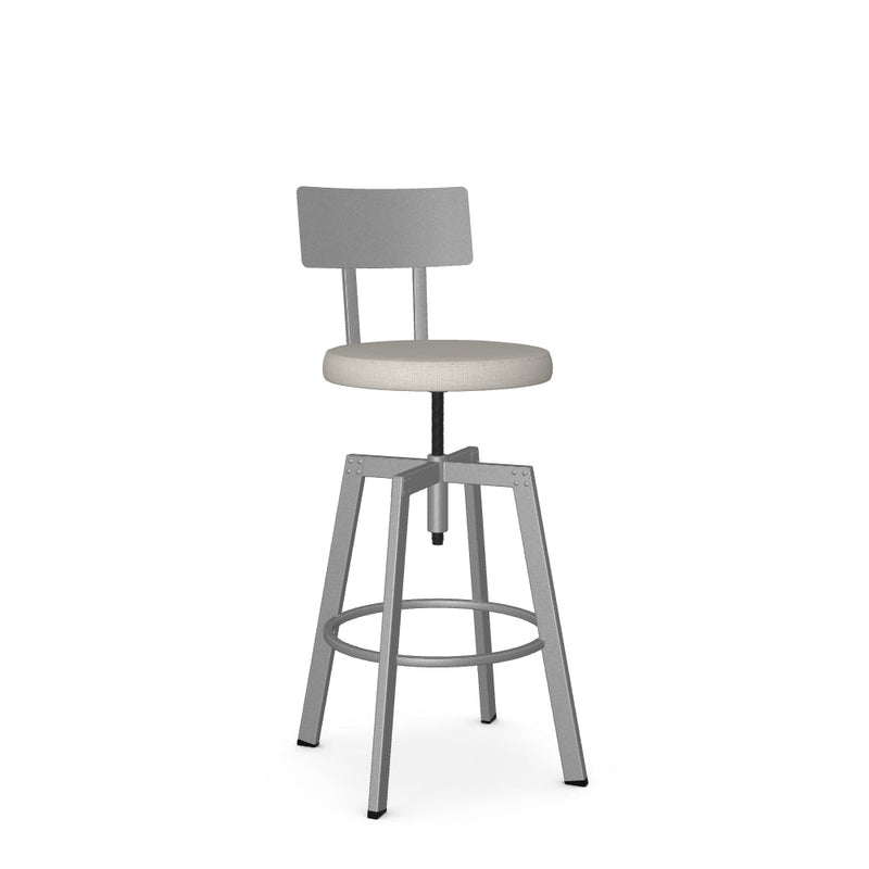 Architect Screw Stool -Upholstered