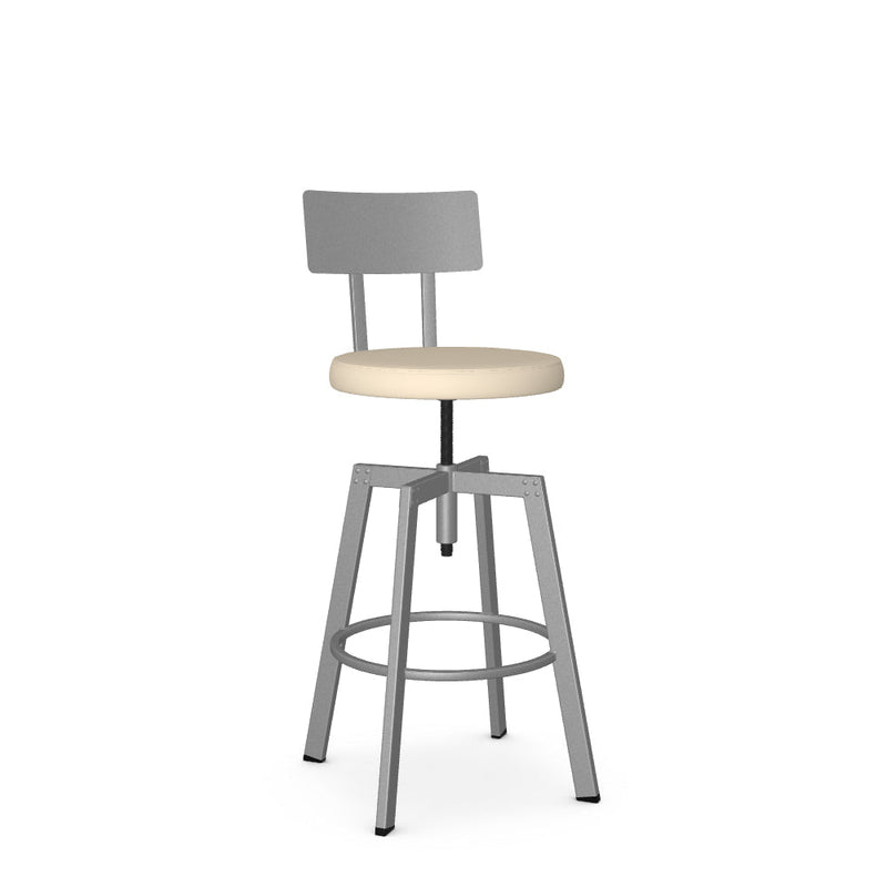 Architect Screw Stool -Upholstered