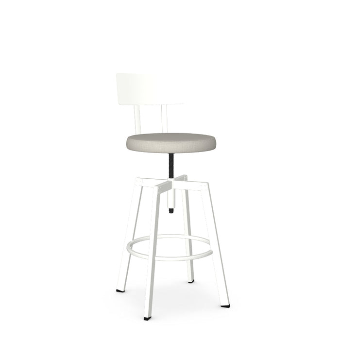 Architect Screw Stool -Upholstered