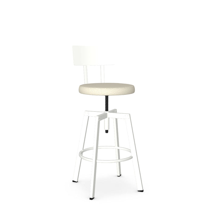 Architect Screw Stool -Upholstered