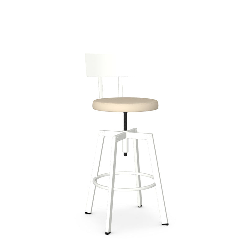 Architect Screw Stool -Upholstered