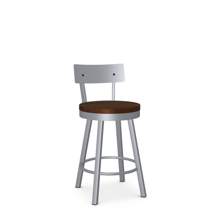 Lauren Swivel Counter Stool- Wood