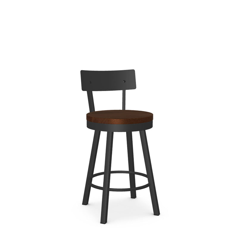 Lauren Swivel Counter Stool- Wood