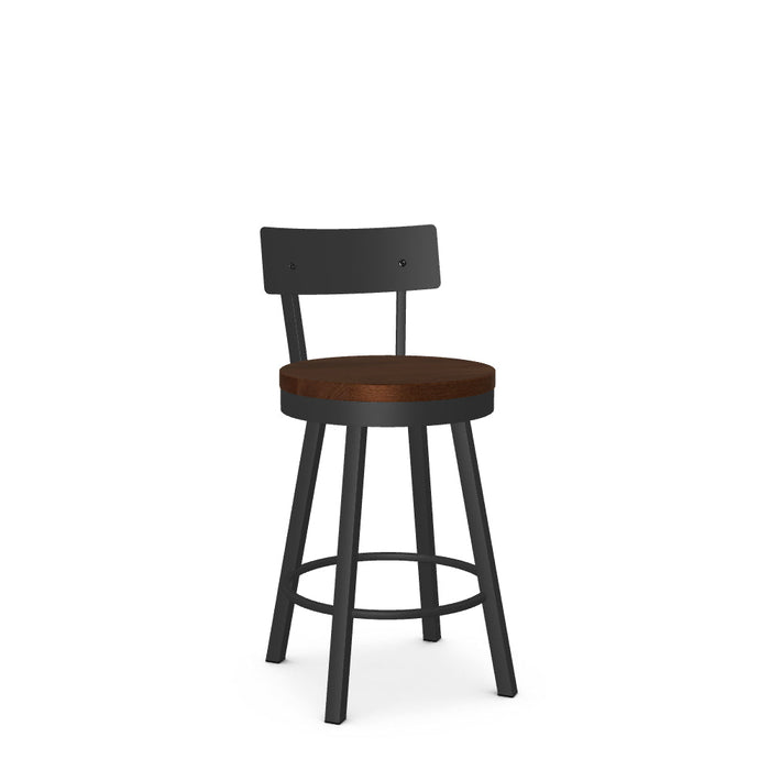 Lauren Swivel Counter Stool- Wood