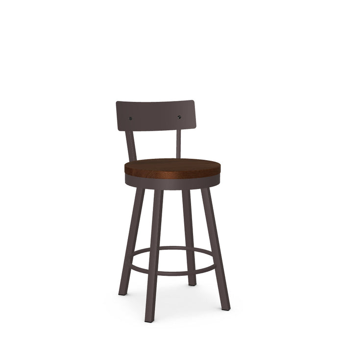 Lauren Swivel Counter Stool- Wood