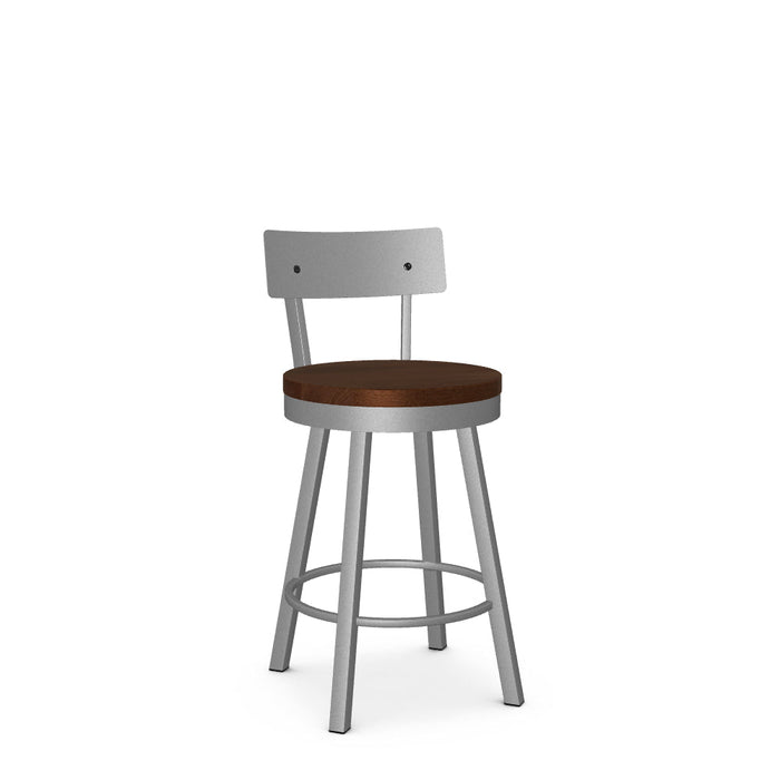 Lauren Swivel Counter Stool- Wood