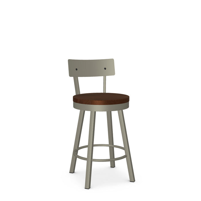 Lauren Swivel Counter Stool- Wood