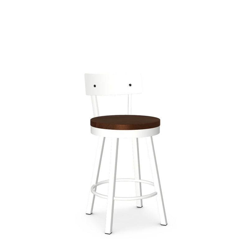 Lauren Swivel Counter Stool- Wood