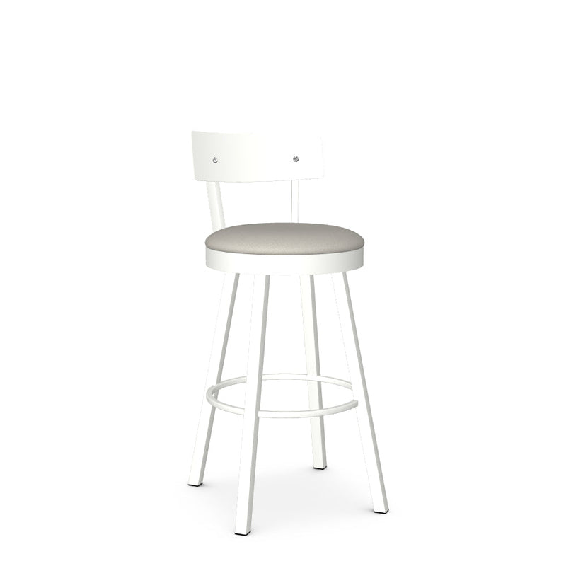 Lauren Swivel Bar Stool - Upholstered