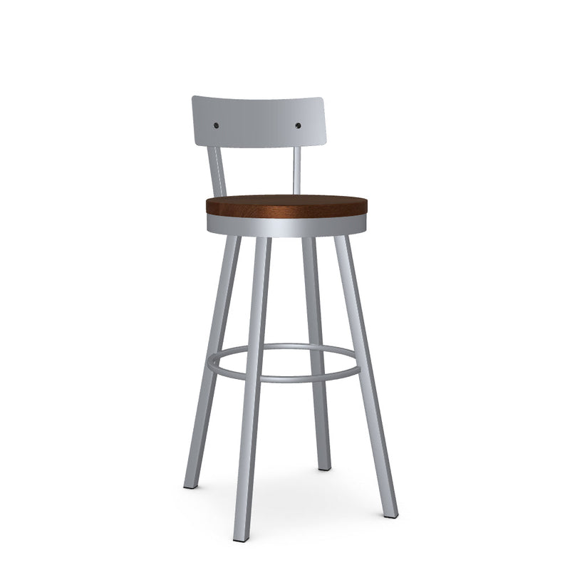 Lauren Swivel Spectator Stool- Wood