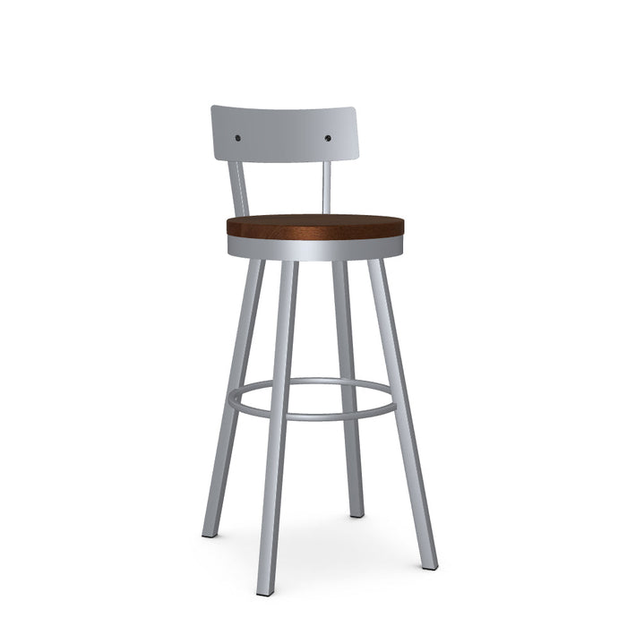 Lauren Swivel Spectator Stool- Wood
