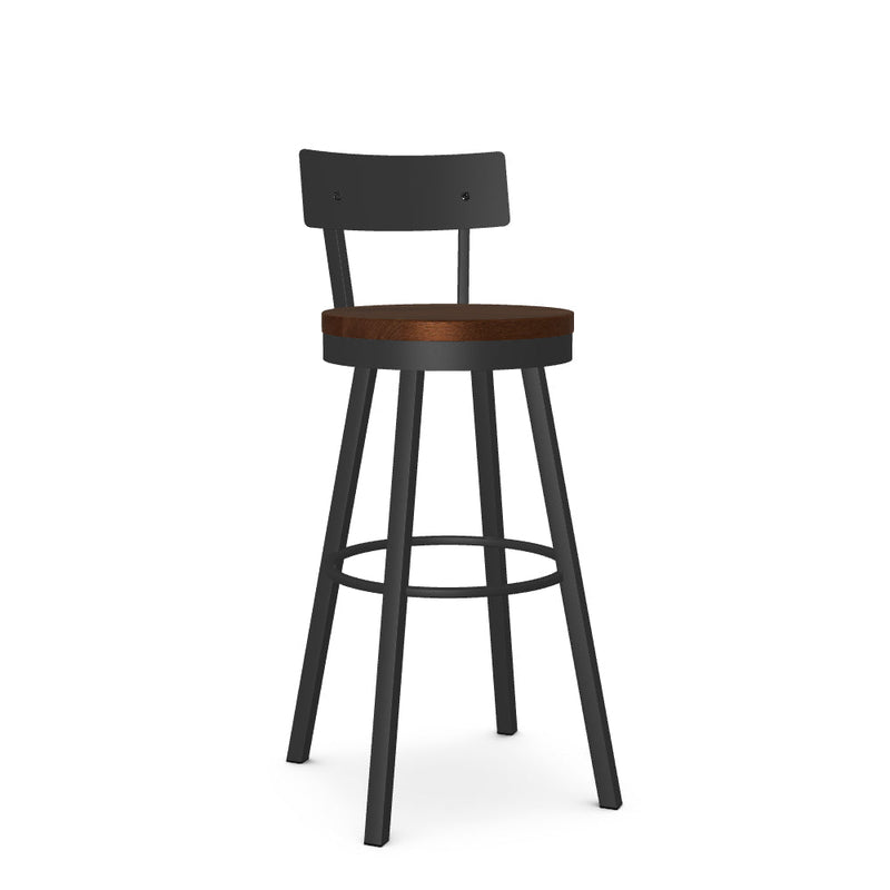 Lauren Swivel Spectator Stool- Wood