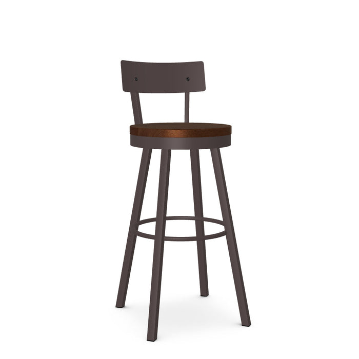 Lauren Swivel Spectator Stool- Wood